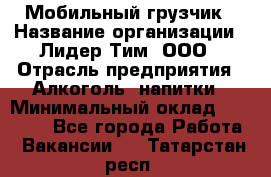 Мобильный грузчик › Название организации ­ Лидер Тим, ООО › Отрасль предприятия ­ Алкоголь, напитки › Минимальный оклад ­ 18 000 - Все города Работа » Вакансии   . Татарстан респ.